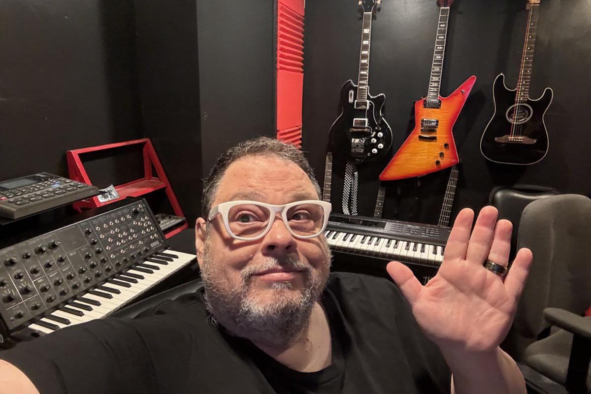 Billy Grisack in the Studio