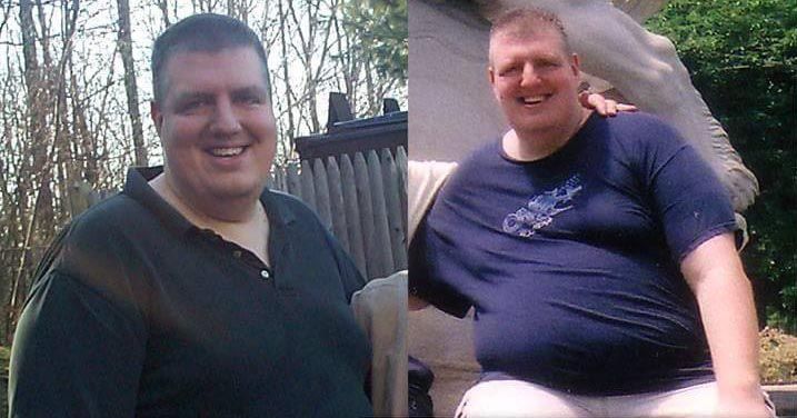 Rich’s transformation, losing an incredible 150 pounds.